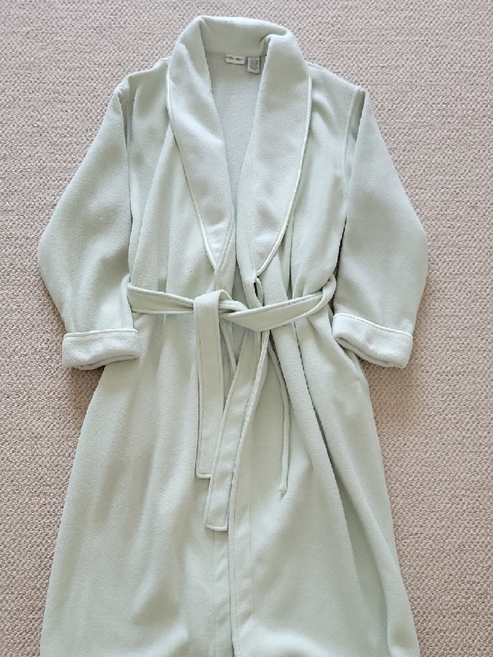 Cherokee Thick Push Robe Bathrobe - Mint Green Sz S/M